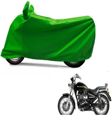 Auto Age Two Wheeler Cover for Royal Enfield(Thunderbird 350, Green)