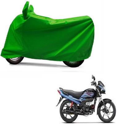 Auto Age Two Wheeler Cover for Hero(Passion Pro, Green)
