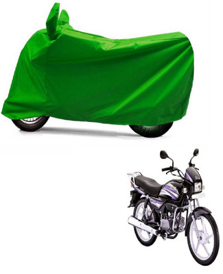 Auto Age Two Wheeler Cover for Hero(Splendor Pro, Green)