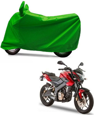 Auto Age Two Wheeler Cover for Bajaj(Pulsar, Green)