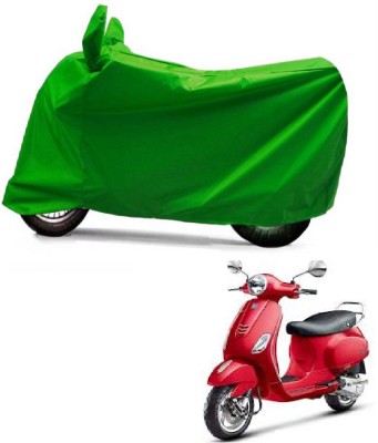 Auto Age Two Wheeler Cover for Piaggio(Vespa VXL, Green)