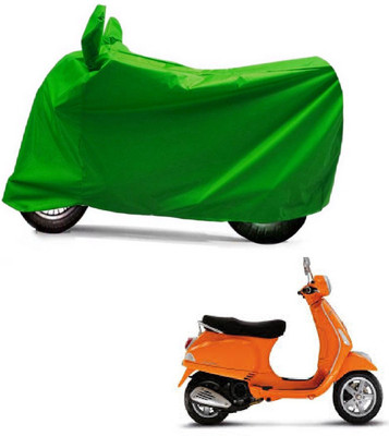 Auto Age Two Wheeler Cover for Piaggio(Vespa LX, Green)