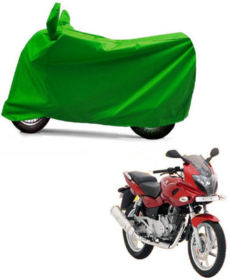Auto Age Two Wheeler Cover for Bajaj(Pulsar 220 DTS-i, Green)