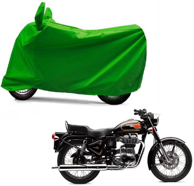 Autocraft Two Wheeler Cover for Royal Enfield(Bullet 350, Green)