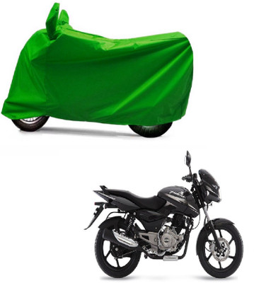Auto Age Two Wheeler Cover for Bajaj(Pulsar 150 DTS-i, Green)