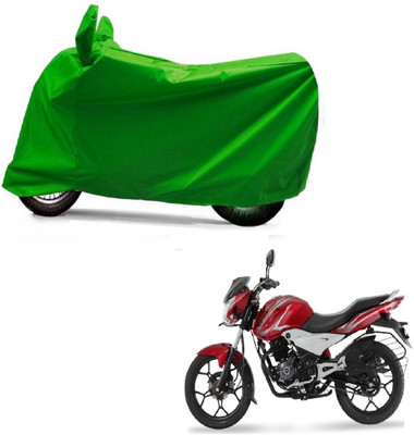 Auto Age Two Wheeler Cover for Bajaj(Discover 125 DTS-i, Green)