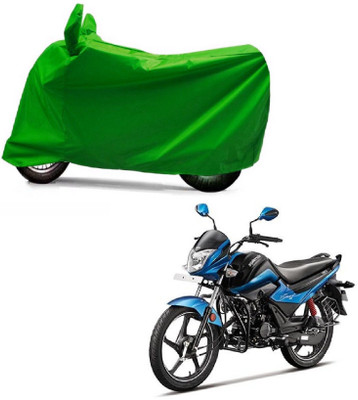 Autocraft Two Wheeler Cover for Hero(Splendor I Smart, Green)