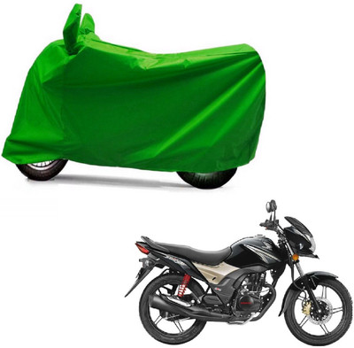 Autocraft Two Wheeler Cover for Honda(CB Shine, Green)