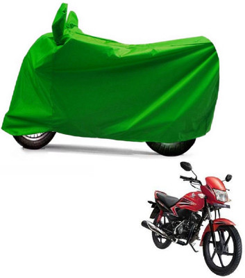 Auto Age Two Wheeler Cover for Honda(Dream Yuga, Green)