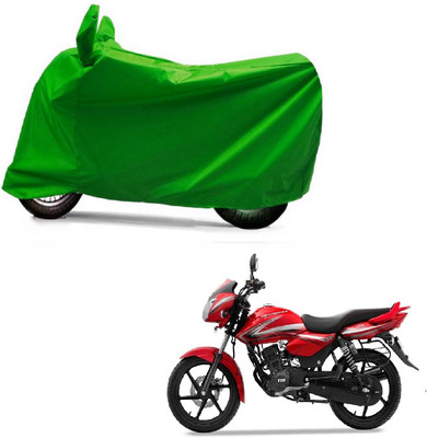 Auto Age Two Wheeler Cover for TVS(Phoenix, Green)
