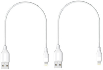 

Freya PACK OF 2 High Speed Power Bank 8 Pin Lightning to USB CHARGING CORD for IPHONES Sync & Charge USB Adapter(White)