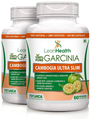 

LeanHealth Garcinia Cambogia - 60 Capsules - (Pack of 2)(120 No)