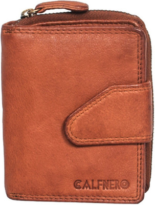 

Calfnero Women Casual Brown Genuine Leather Wallet(5 Card Slots)