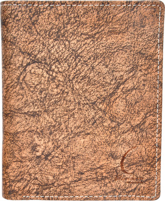 

Chandair Men Brown Genuine Leather Wallet(7 Card Slots), Snake wood brown