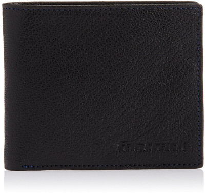 

Fastrack Men Black Genuine Leather Wallet(5 Card Slots)