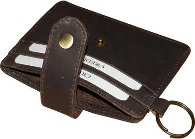 

Style 98 Men Brown Genuine Leather Card Holder(4 Card Slots)