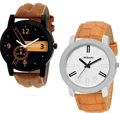 

Mikado Multicolor Dial Analog watch Combo for Men's and Boy's Watch - For Men