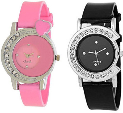 

iDIVAS ALK 55266 C later shape and Heart desing With 1 year Warranty Watch - For Women