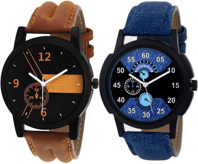 

FabSale 01&02 New Stylish Attractive Combo Watch - For Men