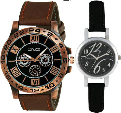 

Crude rg549 metalic case vs studded dial all occasion perfect combo watch Watch - For Men & Women