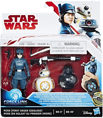 

Hasbro STAR WARS FRST ORD ROSE AND BB8 AND BB9E(Multicolor)