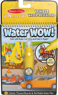 

Melissa & Doug Water Wow Art And Craft Set; Vehicles