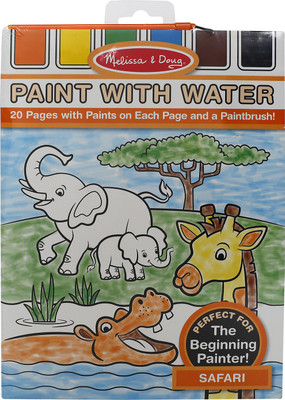 

Melissa & Doug Paint With Water Safari; Colouring Set