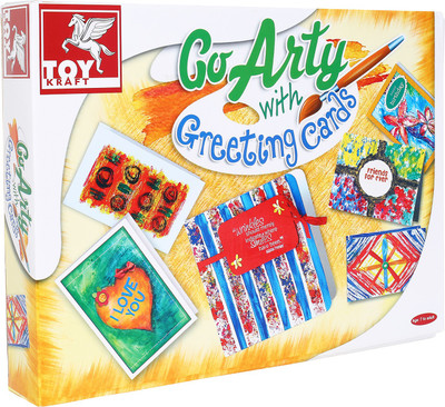 

Toy Kraft Card Making Kit; Go Artistic With Greeting Cards