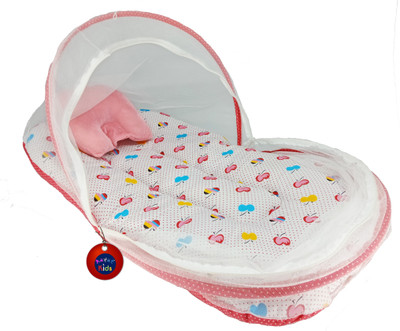 

Aayat Kids International Skin Friendly Super Premium Pink Apple 07 Baby Bed Attractive(Fabric, Multicolor)