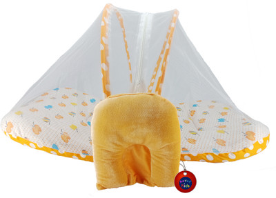 

Aayat Kids International Skin Friendly Super Premium Orange Apple 06 Baby Bed Attractive(Fabric, Multicolor)