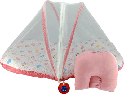 

Aayat Kids International Skin Friendly Super Premium Pink Apple 02 Baby Bed Attractive(Fabric, Multicolor)