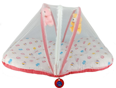 

Aayat Kids International Skin Friendly Super Premium Pink Apple with Hanging Toys 01 Baby Bed Attractive(Fabric, Multicolor)