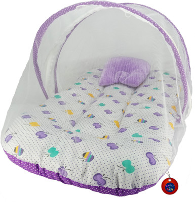 

Aayat Kids International Skin Friendly Super Premium Purple Apple 03 Baby Bed Attractive(Fabric, Multicolor)
