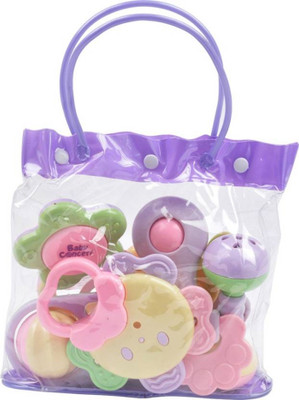 

AR Enterprises 6 Pcs Baby Bag Rattle set Rattle (Multicolor) Rattle(Multicolor)