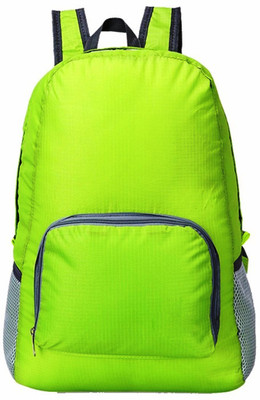 

GOCART Polyester Waterproof Foldable Backpack Hiking Bag Outdoor Sports Bicycle Camping bag Mountaineering Climbing Travel bag 5 L Backpack(Multicolor), Green