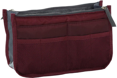 

Insasta Handbag Organizer Travel Storage bag Multi Pocket Function Bag Organizer MultiColor Waterproof Multipurpose Bag(Multicolor, 1 L)