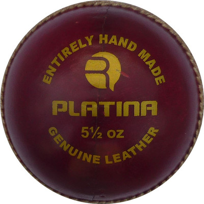 

Rmax Platina Cricket Leather Ball(Pack of 1, Red)