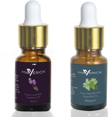 

Maverick Pure Lavender & Peppermint essential oil Double pack with dropper(10 ml)