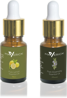 

Maverick Pure Rosemary & Lemon essential oil Double pack with dropper(10 ml)