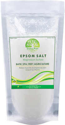 

Green and Pure Natural Epsom Salt for Relaxation,Pain Relief and Agriculture(900 g)