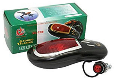 

RIDER'S CHOICE Best Ever 8 in 1 sound Flashing waterproof bicycle horn Bell Bell(Multicolor)