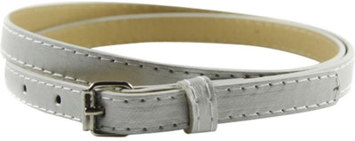 

Novadab Women Casual, Evening Silver Artificial Leather Belt
