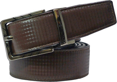 

Sun Shopping Men Formal Brown Synthetic Belt