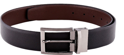 

Zido Men Formal Black Genuine Leather Reversible Belt