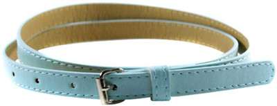 

Novadab Women Casual, Evening Blue Artificial Leather Belt, Sky blue
