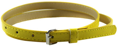

Novadab Women Casual, Evening Yellow Artificial Leather Belt