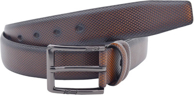

Baluchi Men Formal Brown Artificial Leather Belt
