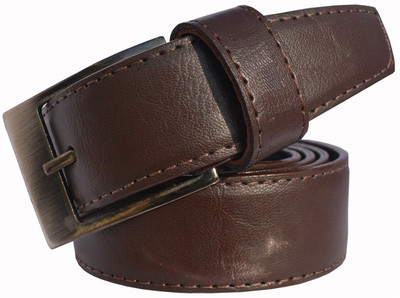 

Sun Shopping Men Formal Brown Synthetic Belt