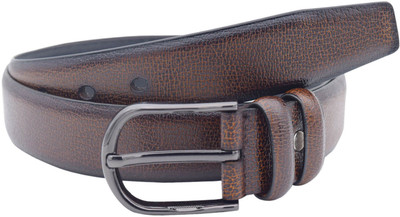 Baluchi Men Formal Brown Artificial Leather Belt
