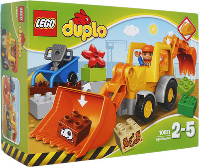 

Lego Town Construction Backhoe Loader(Multicolor)